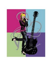 Hannah Montana: Let it Rock - Art Print by Walt Disney | Movie Poster Prints from Posterazzi