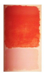 "Untitled, 1968 (Red over Pink) (serigraph)" - Art Print by Mark Rothko | Movie Poster Prints from Posterazzi