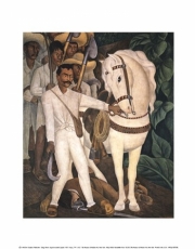 Agrarian Leader Zapata - Art Print by Diego Rivera | Movie Poster Prints from Posterazzi