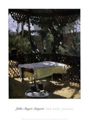 "Two Wine Glasses, 1874" - Art Print by John Singer Sargent | Movie Poster Prints from Posterazzi