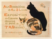 A la Bodiniere / Exposition Steinlen - Art Print by Theophile-Alexandre Steinlen | Movie Poster Prints from Posterazzi