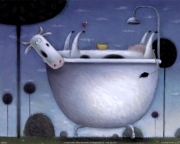 Rob Scotton - Heaven is a Hot Bath Size 8x10 - Art Print by Rob Scotton | Movie Poster Prints from Posterazzi