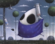 Wash and Moo - Art Print by Rob Scotton | Movie Poster Prints from Posterazzi