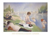 Bathers at Asnieres - Art Print by Georges Seurat | Movie Poster Prints from Posterazzi