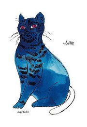 "25 Cats Named Sam and One Blue Pussy By Andy Warhol, 1954 (blue sam)" - Art Print by Andy Warhol | Movie Poster Prints from Posterazzi
