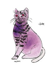 "25 Cats Named Sam and One Blue Pussy By Andy Warhol, 1954 (purple sam)" - Art Print by Andy Warhol | Movie Poster Prints from Posterazzi