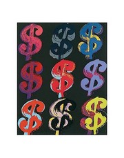 "$9, 1982 (on black)" - Art Print by Andy Warhol | Movie Poster Prints from Posterazzi
