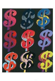 "$9, 1982 (on black)" - Art Print by Andy Warhol | Movie Poster Prints from Posterazzi