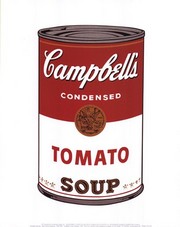 "Campbell's Soup I (Tomato), 1968" - Art Print by Andy Warhol | Movie Poster Prints from Posterazzi