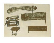 "Tische, 1950" - Art Print by Joseph Beuys | Movie Poster Prints from Posterazzi