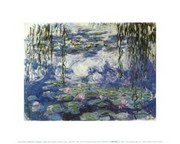 "Water Lilies and Willow Branches, c.1917" - Art Print by Claude Monet | Movie Poster Prints from Posterazzi