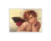"The Cherubim Putti Angels of The Sistine Madonna, c.1514 (detail - left side)" - Art Print by  Raphael | Movie Poster Prints from Posterazzi