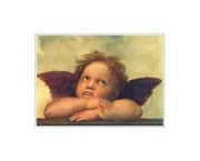"The Cherubim Putti Angels of The Sistine Madonna, c.1514 (detail - right side)" - Art Print by  Raphael | Movie Poster Prints from Posterazzi