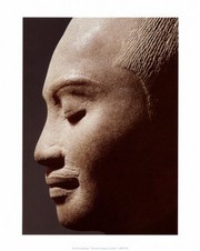 Cambodian Art Supposed Portrait of Jayavarman VII 10 x 12 Poster Print
