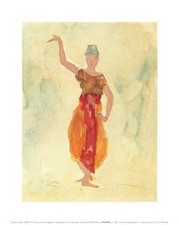 Cambodian Dancers - Art Print by Auguste Rodin | Movie Poster Prints from Posterazzi