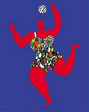 Volleyball - Art Print by Niki De Saint Phalle | Movie Poster Prints from Posterazzi