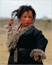 "Young Boy, Tibet" - Art Print | Movie Poster Prints from Posterazzi
