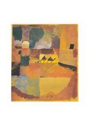 With Two Camels and a Donkey - Art Print by Paul Klee | Movie Poster Prints from Posterazzi