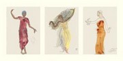 Cambodian Dancers - Art Print by Auguste Rodin | Movie Poster Prints from Posterazzi