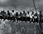 "Lunchtime Atop a Skyscraper, c.1932" - Art Print by Charles C. Ebbets | Movie Poster Prints from Posterazzi