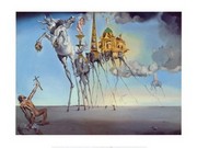 "Temptation of St. Anthony, c.1946" - Art Print by Salvador Dali | Movie Poster Prints from Posterazzi