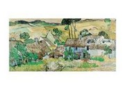 "View of Auvers, c.1890" - Art Print by Vincent Van Gogh | Movie Poster Prints from Posterazzi