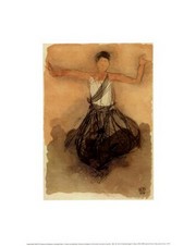 Cambodian Dancer - Art Print by Auguste Rodin | Movie Poster Prints from Posterazzi