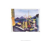 Landscape at Hammamet - Art Print by August Macke | Movie Poster Prints from Posterazzi