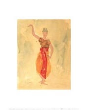 Cambodian Dancers - Art Print by Auguste Rodin | Movie Poster Prints from Posterazzi