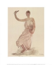 Cambodian Dancer - Art Print by Auguste Rodin | Movie Poster Prints from Posterazzi