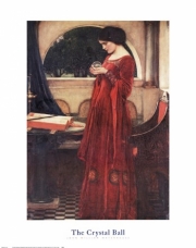 "The Crystal Ball, c.1902" - Art Print by John William Waterhouse | Movie Poster Prints from Posterazzi