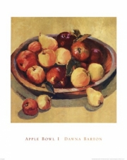 Apple Bowl I - Art Print by Dawna Barton | Movie Poster Prints from Posterazzi