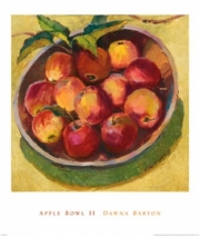 Apple Bowl II - Art Print by Dawna Barton | Movie Poster Prints from Posterazzi