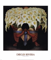 El Vendedor de Alcatraces - Art Print by Diego Rivera | Movie Poster Prints from Posterazzi