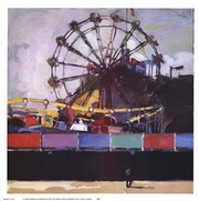 Boardwalk Colors - Art Print by Francis Livingston | Movie Poster Prints from Posterazzi