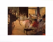 "Ballet School, c. 1874" - Art Print by Edgar Degas | Movie Poster Prints from Posterazzi