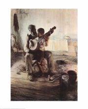 Banjo Lesson - Art Print by Henry Ossawa Tanner | Movie Poster Prints from Posterazzi