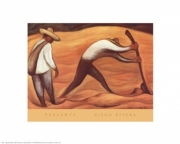 Peasants - Art Print by Diego Rivera | Movie Poster Prints from Posterazzi