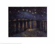 "Starry Night over the Rhone, c.1888" - Art Print by Vincent Van Gogh | Movie Poster Prints from Posterazzi