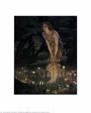 "Midsummer Eve, c.1908" - Art Print by Edward Robert Hughes | Movie Poster Prints from Posterazzi