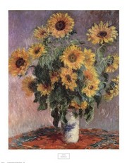 "Sunflowers, c.1881" - Art Print by Claude Monet | Movie Poster Prints from Posterazzi