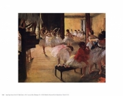"Ballet School, c. 1876" - Art Print by Edgar Degas | Movie Poster Prints from Posterazzi