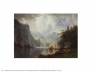 In the Mountains - Art Print by Albert Bierstadt | Movie Poster Prints from Posterazzi