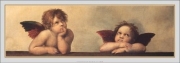 "The Cherubim Putti Angels of The Sistine Madonna, c.1514" - Art Print by  Raphael | Movie Poster Prints from Posterazzi