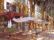 Cafe Primavera - Art Print by Michael Longo | Movie Poster Prints from Posterazzi