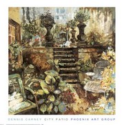 Carney - City Patio Size 23x23 - Art Print by Dennis Carney | Movie Poster Prints from Posterazzi