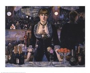 A Bar at the Folies-Bergere - Art Print by Edouard Manet | Movie Poster Prints from Posterazzi