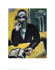 "Rabbi, The Pinch of Snuff" - Art Print by Marc Chagall | Movie Poster Prints from Posterazzi