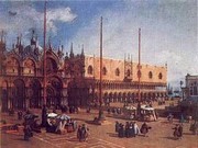 Canaletto - Square of St. Mark Size 24x19 - Art Print by Giovanni Antonio Canaletto | Movie Poster Prints from Posterazzi