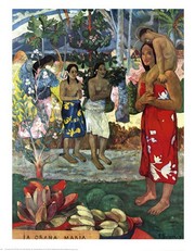 Hail Mary - Art Print by Paul Gauguin | Movie Poster Prints from Posterazzi